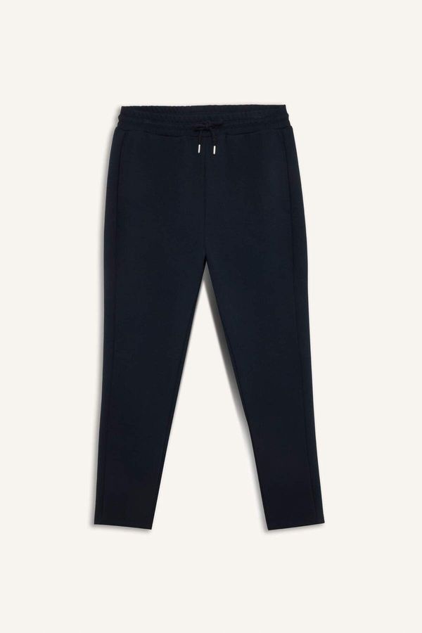 DEFACTO DEFACTO Slim Fit Twill Sweatpants with Tie Waist