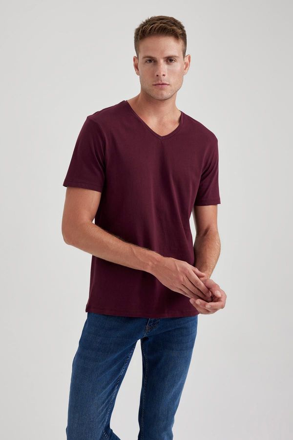 DEFACTO DEFACTO Slim Fit V Neck T-Shirt