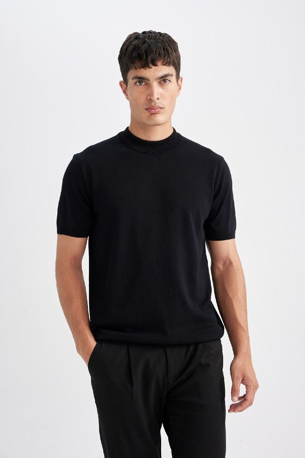 DEFACTO DEFACTO Standard Fit Crew Neck Knit T-Shirt