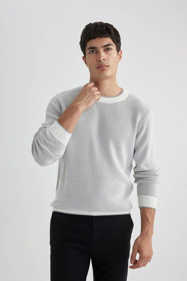 DEFACTO DEFACTO Standard Fit Crew Neck Sweater