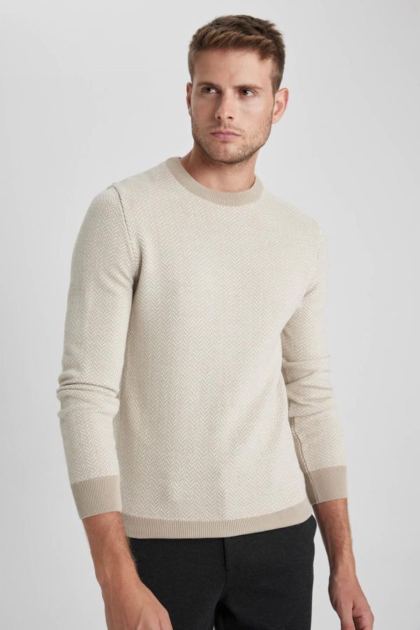 DEFACTO DEFACTO Standard Fit Crew Neck Sweater