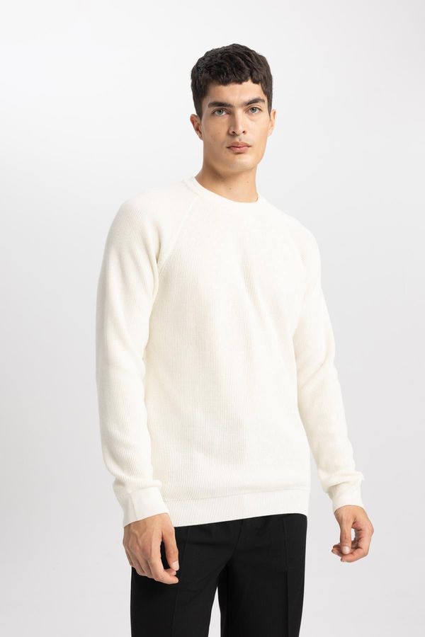 DEFACTO DEFACTO Standard Fit Crew Neck Sweater