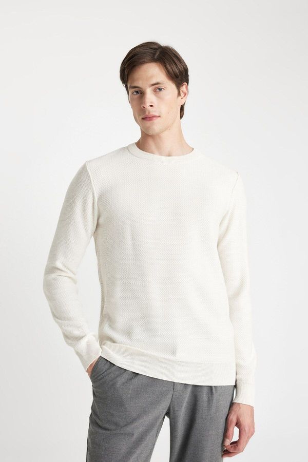 DEFACTO DEFACTO Standard Fit Crew Neck Sweater