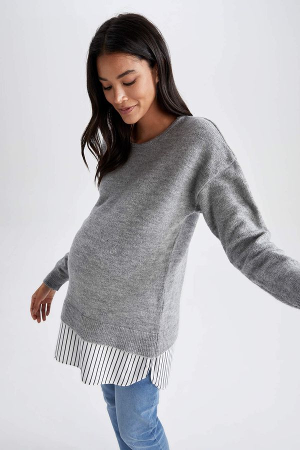 DEFACTO DEFACTO Standard Fit Tricot Maternity Tops