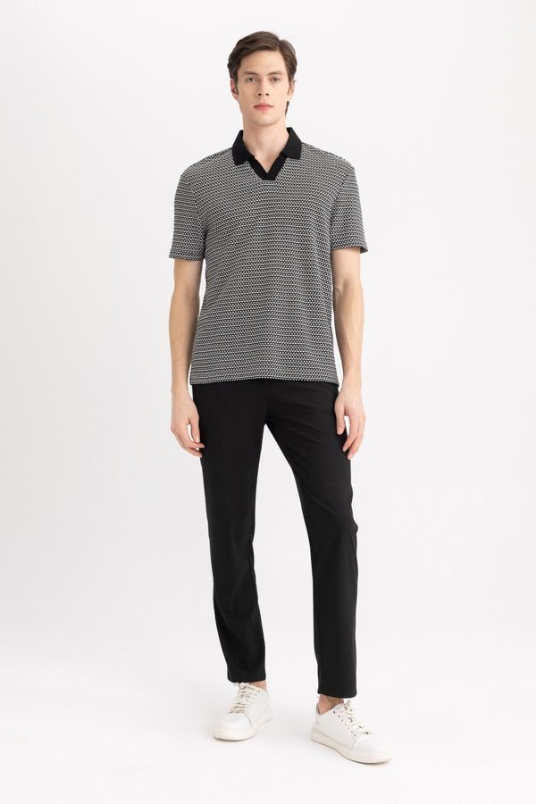 DEFACTO DEFACTO Tailored Regular Fit Straight Leg Trousers