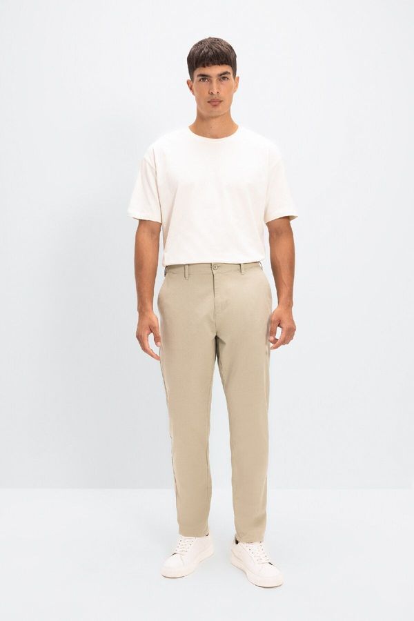 DEFACTO DEFACTO Tapered Fit Pocket Chino Canvas Trousers