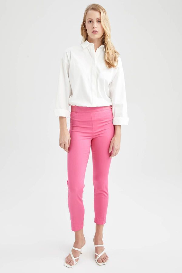 DEFACTO DEFACTO Valentina Cigarette Straight Leg Satin Trousers