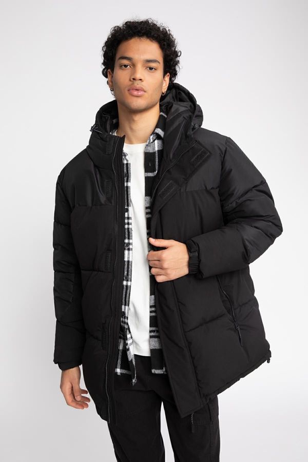 DEFACTO DEFACTO Water Repellent Regular Fit Hooded Jacket