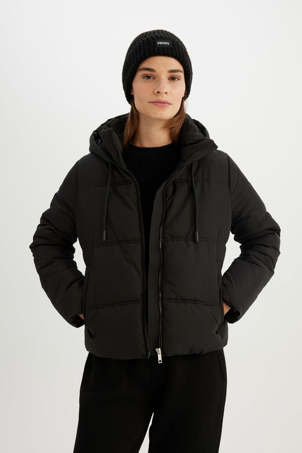 DEFACTO DEFACTO Waterproof Relax Fit Hooded Woven Jacket