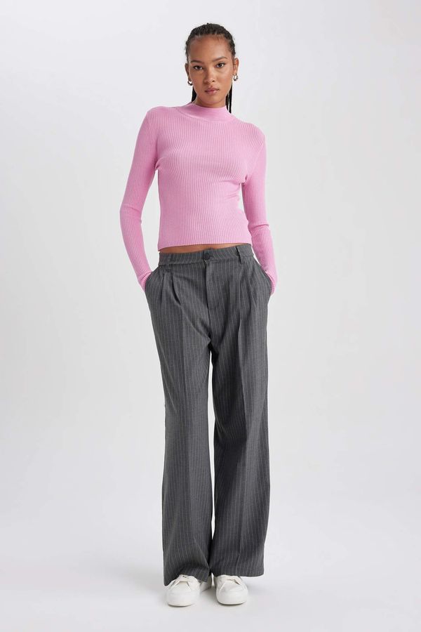 DEFACTO DEFACTO Wide Leg Double Pocket Striped Pants