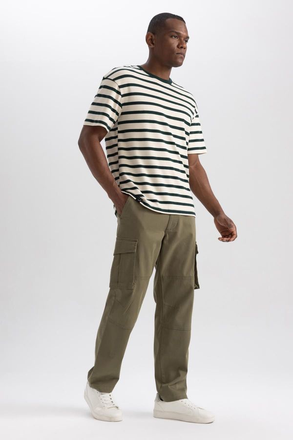 DEFACTO DEFACTO Wide Leg Fit Wide Fit Normal Waist Wide Leg Cargo Pocket Trousers