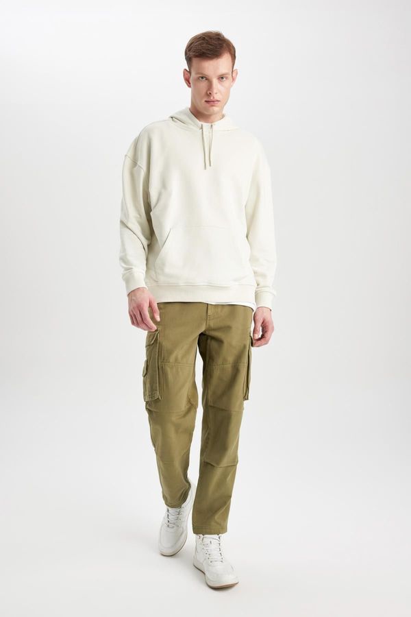 DEFACTO DEFACTO Wide Leg Fit Wide Fit Regular Waist Wide Leg Cargo Pocket Trousers