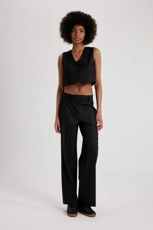 DEFACTO DEFACTO Wide Leg High Waist Standard Length Pants