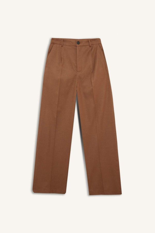 DEFACTO DEFACTO Wide Leg Pocket High Waist Wide Leg Long Length Pants