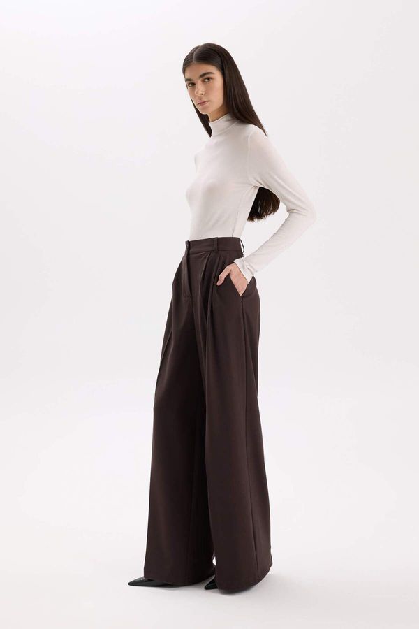 DEFACTO DEFACTO Wide Leg Wide Leg Pocket High Waist Long Length Pants