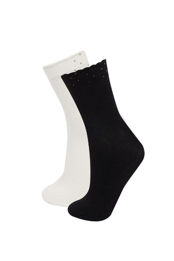 DEFACTO DEFACTO Women's 2-Pack Cotton Ankle Socks