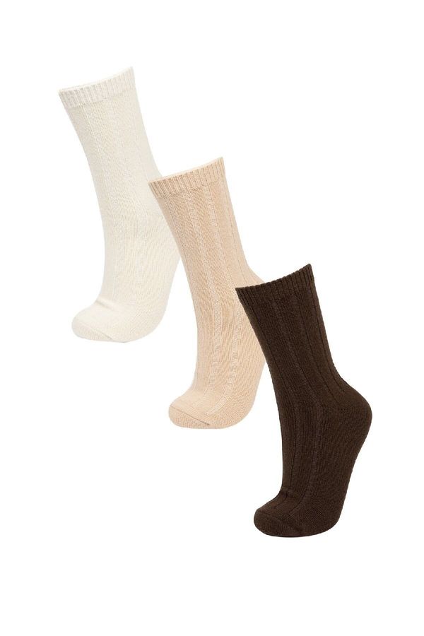 DEFACTO DEFACTO Women's 3-Piece Winter Socks