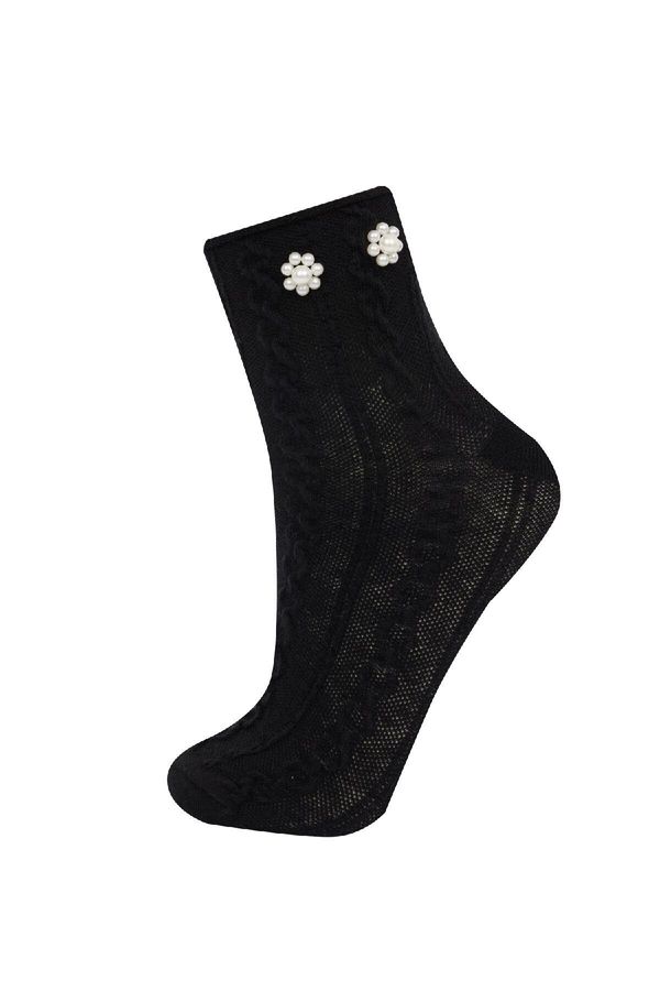 DEFACTO DEFACTO Women's 3D Cotton Ankle Socks