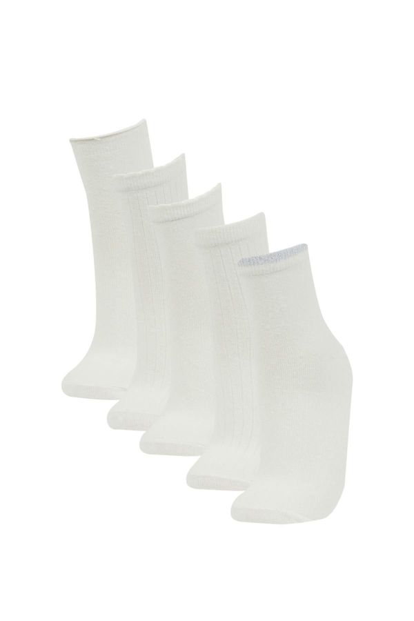 DEFACTO DEFACTO Women's 5-Piece Cotton Socks