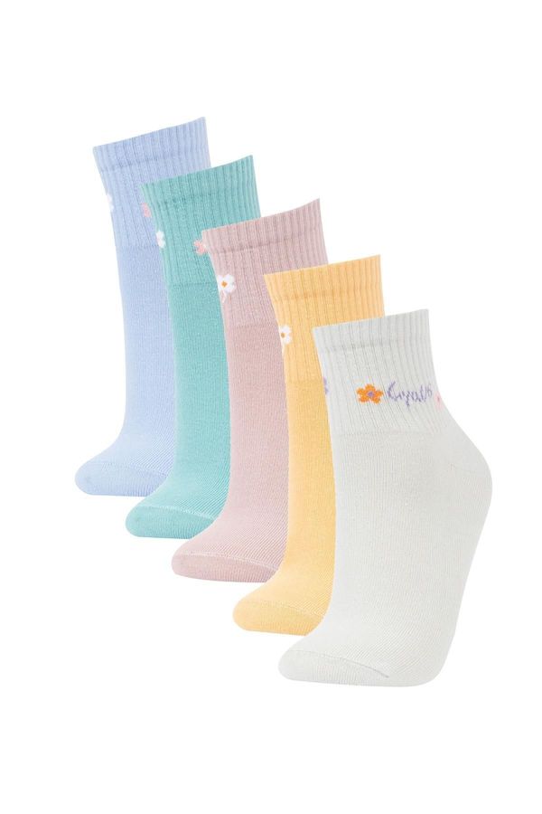 DEFACTO DEFACTO Women's 5-Piece Cotton Socks