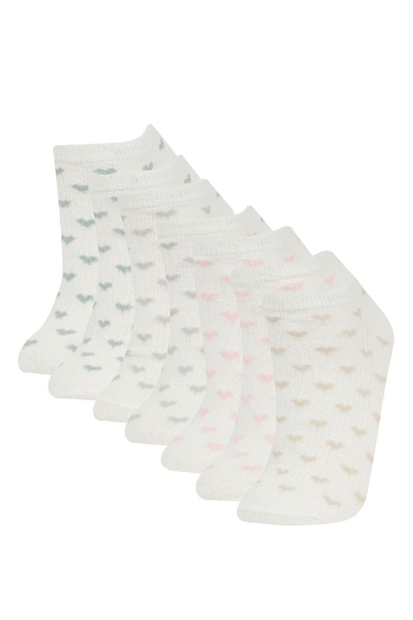 DEFACTO DEFACTO Women's 7-Pack Cotton Ankle Socks