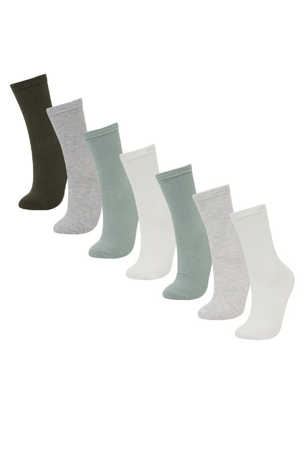 DEFACTO DEFACTO Women's 7-Pack Cotton Long Socks