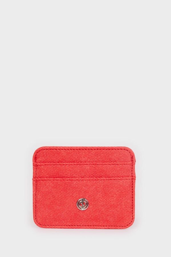 DEFACTO DEFACTO Women's Faux Leather Card Holder