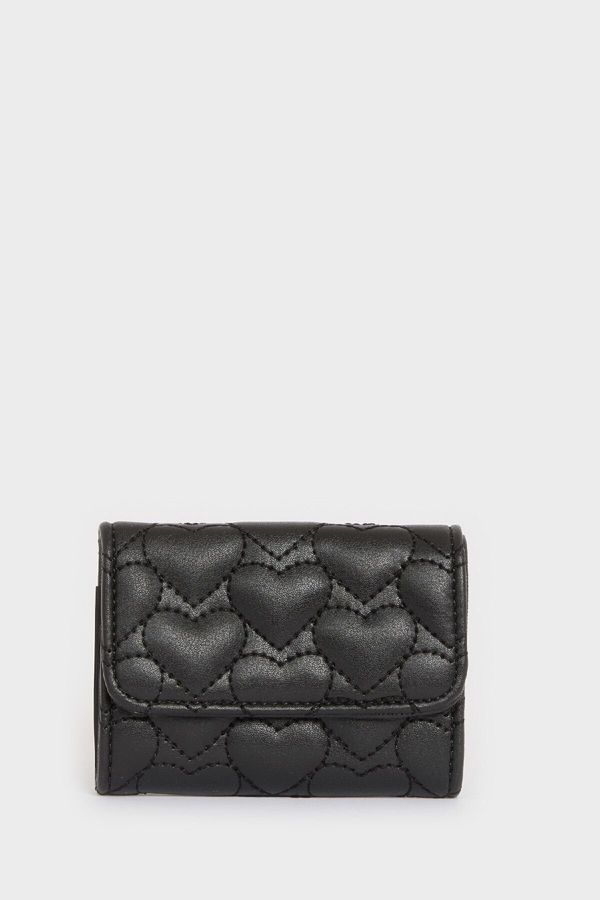 DEFACTO DEFACTO Women's Faux Leather Card Holder