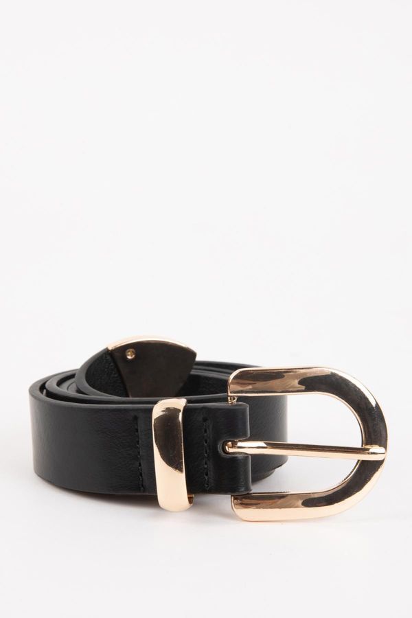 DEFACTO DEFACTO Women's Faux Leather Classic Belt