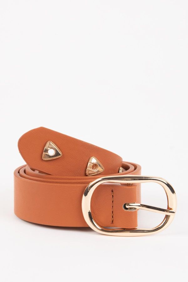 DEFACTO DEFACTO Women's Faux Leather Classic Belt