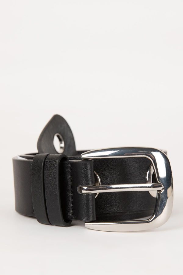 DEFACTO DEFACTO Women's Faux Leather Classic Belt