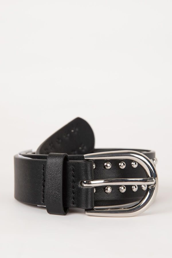 DEFACTO DEFACTO Women's Faux Leather Classic Belt