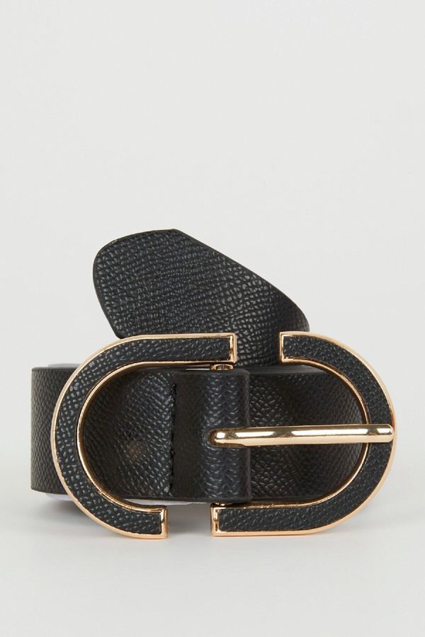 DEFACTO DEFACTO Women's Faux Leather Classic Belt