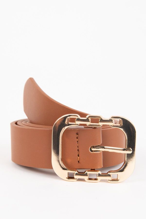 DEFACTO DEFACTO Women's Faux Leather Classic Belt