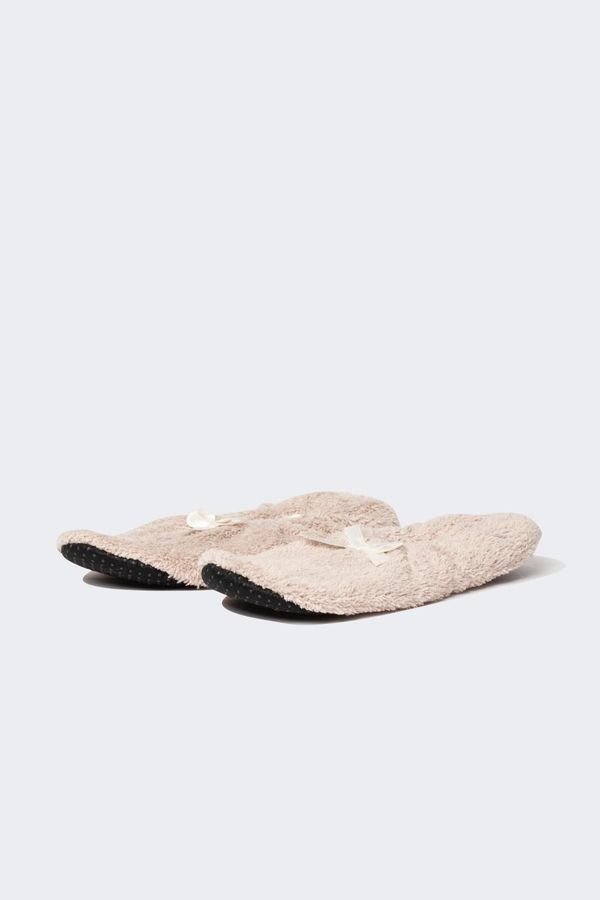 DEFACTO DEFACTO Women's Flat Sole House Slippers