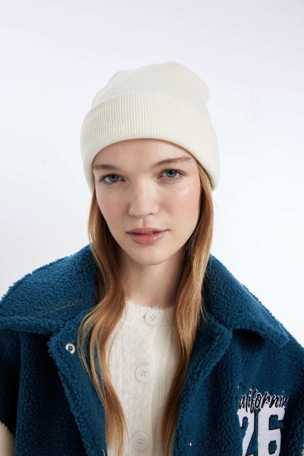 DEFACTO DEFACTO Women's Knitwear Basic Winter Beanie