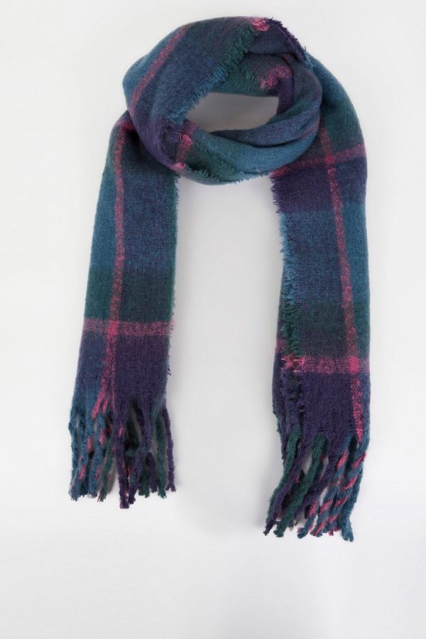 DEFACTO DEFACTO Women's Plaid Thick Woven Scarf