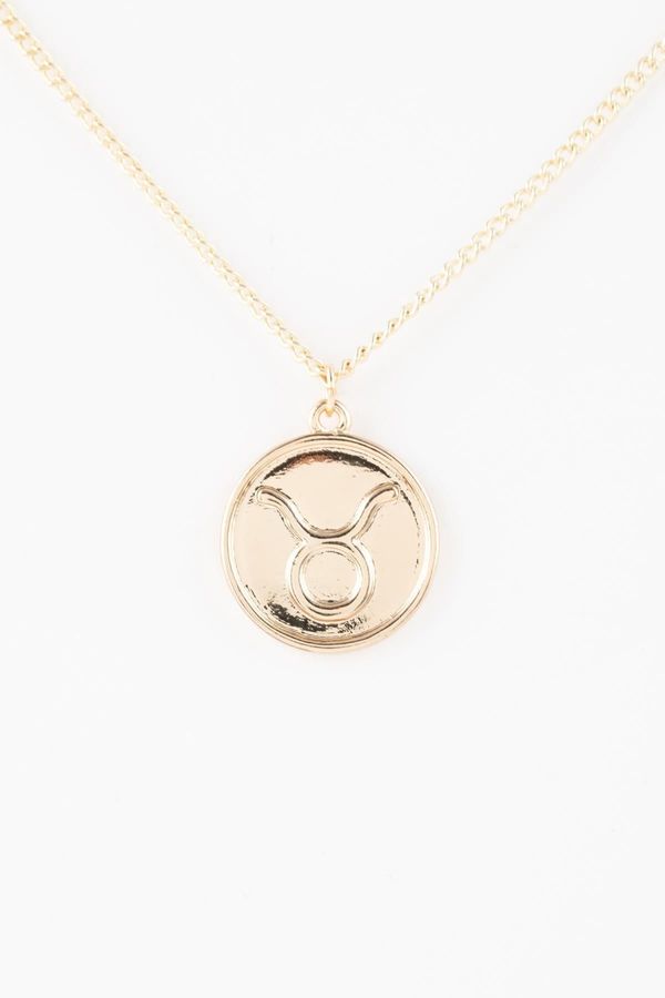 DEFACTO DEFACTO Women's Taurus Gold Necklace