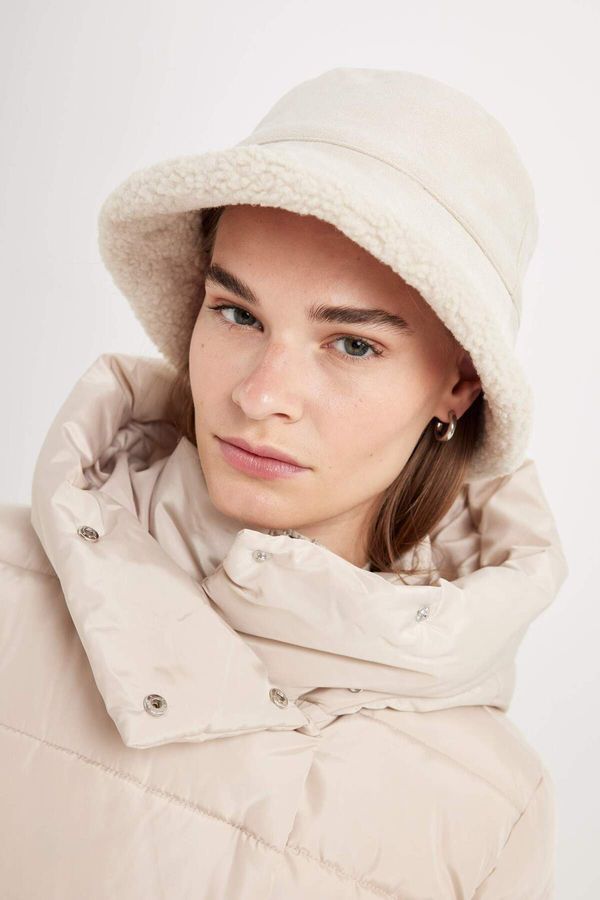 DEFACTO DEFACTO Women's Winter Suede Bucket Hat