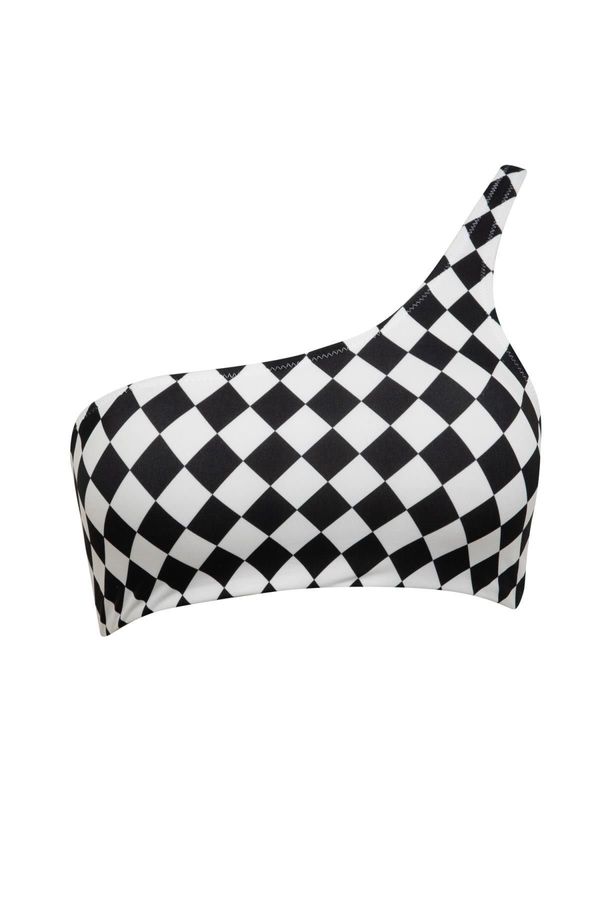 DEFACTO DeFactoFit Checkerboard Patterned Bikini Top