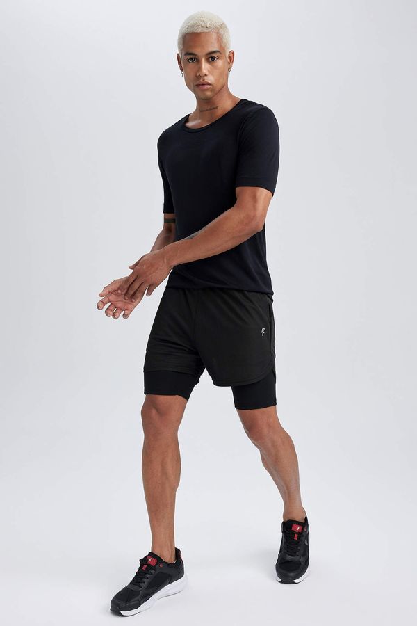 DEFACTO DeFactoFit Slim Fit Premium Sports Shorts With Legginng