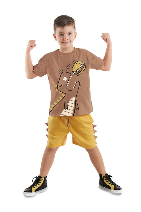 Denokids Denokids Actor Dino Boy Summer T-shirt Shorts Set