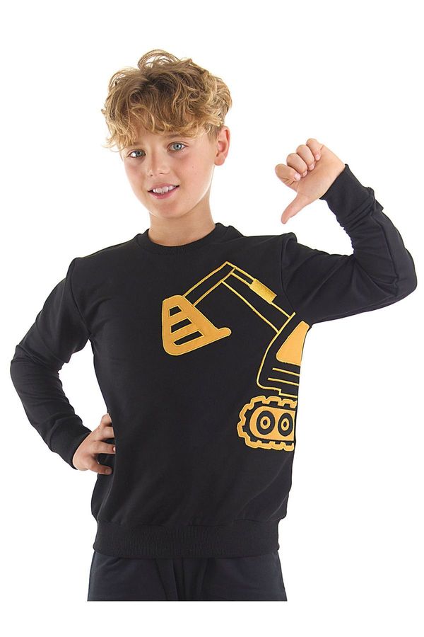 Denokids Denokids Boys' Scoop Black Sweatshirt