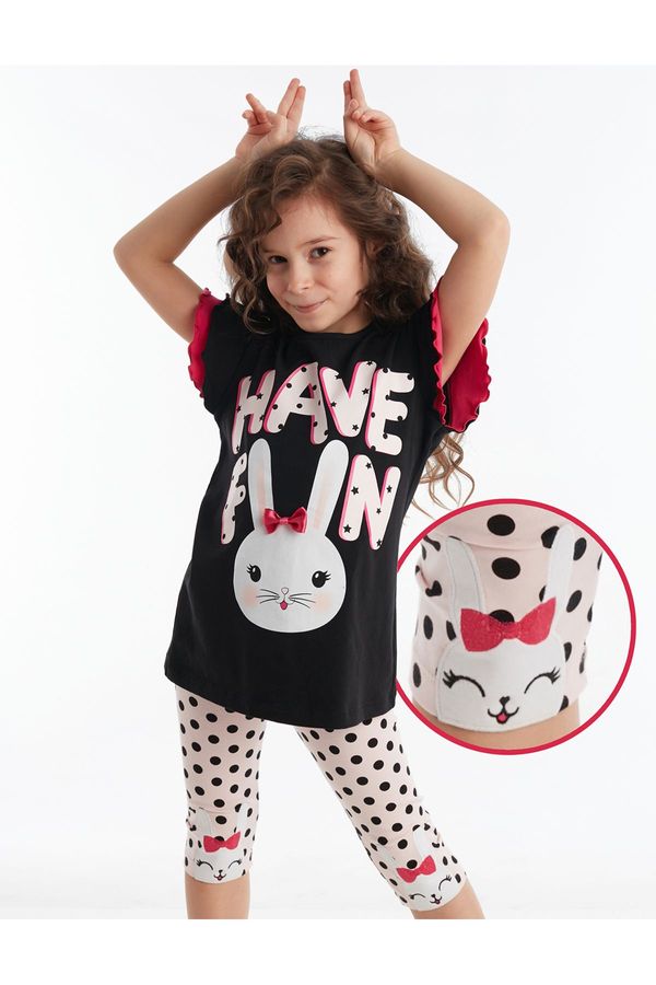 Denokids Denokids Bunny Fun Girl's T-shirt Tights Set