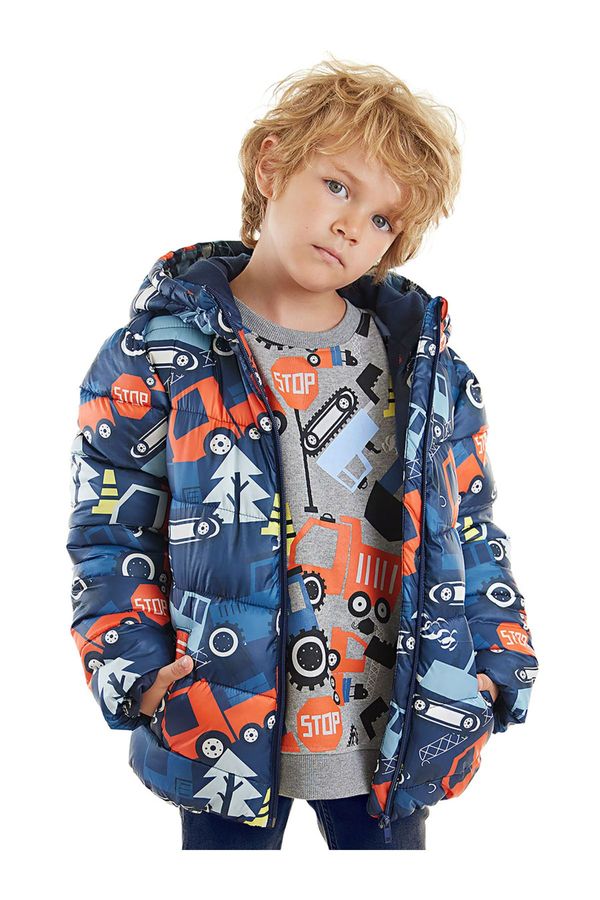 Denokids Denokids Cars Boy's Water Repellent Hooded Coat