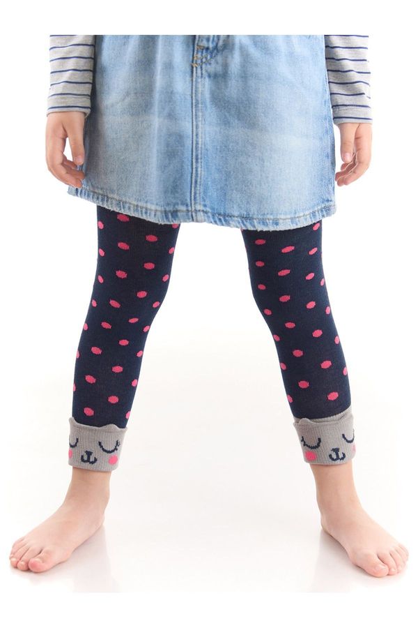 Denokids Denokids Cat Polka Dot Girl's Socks Tights