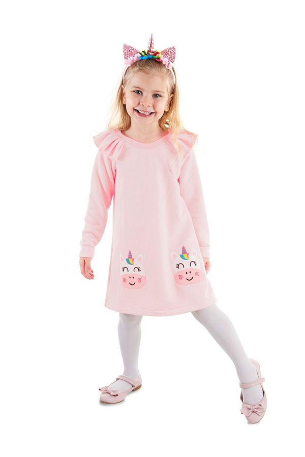 Denokids Denokids Cowcorn Pink Girls' Dress