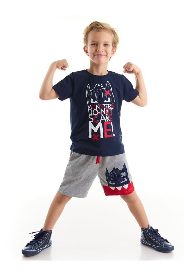 Denokids Denokids Fearless Boys T-shirt Shorts Set