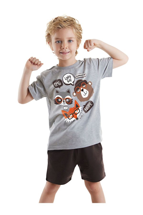 Denokids Denokids Friends Boy Summer T-shirt Shorts Set