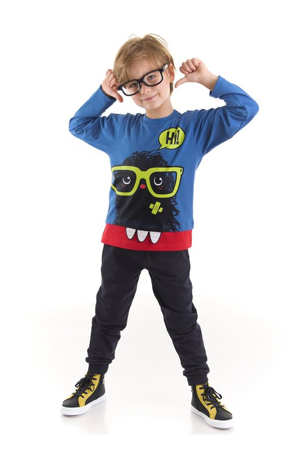 Denokids Denokids Hi Monster Boy's T-shirt Trousers Set